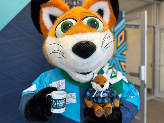 Michael Jay, the official Mascot of the 2026 Arctic Winter Games